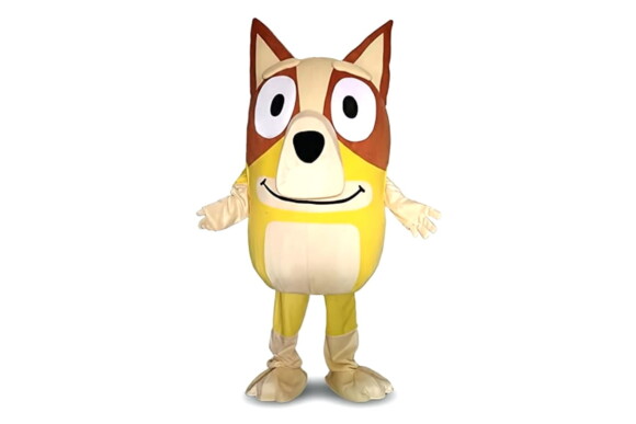 Bluey Marron - Déguisement Mascotte 01