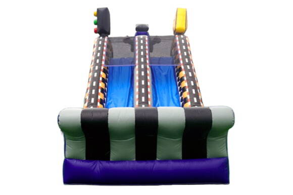 Château Gonflable Parcours - Course Automobile - 01