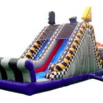 Château Gonflable Parcours - Course Automobile - 02