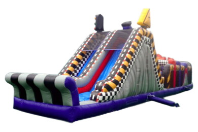 Château Gonflable Parcours - Course Automobile - 02