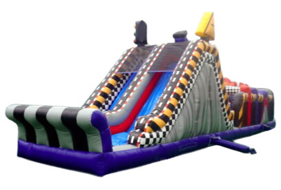 Château Gonflable Parcours - Course Automobile - 02