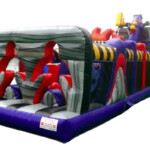 Château Gonflable Parcours - Course Automobile - 03