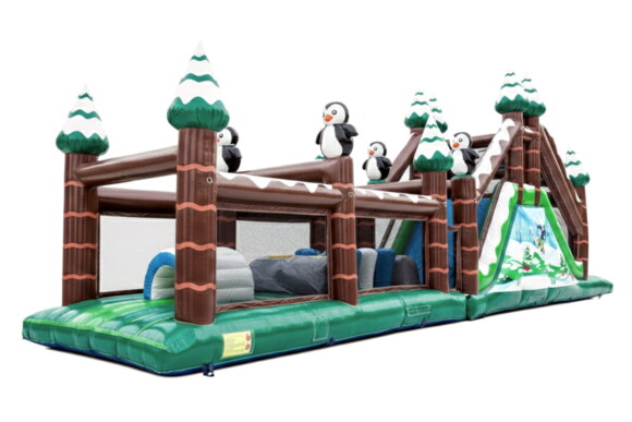 Château Gonflable Parcours Hiver - 06