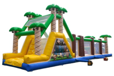 Château Gonflable Parcours - Palmiers - 01