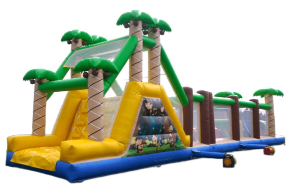 Château Gonflable Parcours - Palmiers - 01