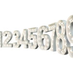 Chiffres 0 à 9 Lumineux XXL - 01