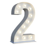 Chiffre 2 Lumineux XXL - 01