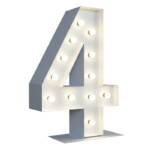 Chiffre 4 Lumineux XXL - 01