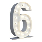 Chiffre 6 Lumineux XXL - 01