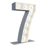 Chiffre 7 Lumineux XXL - 01