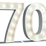Chiffre 70 Lumineux XXL - 01