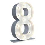 Chiffre 8 Lumineux XXL - 01