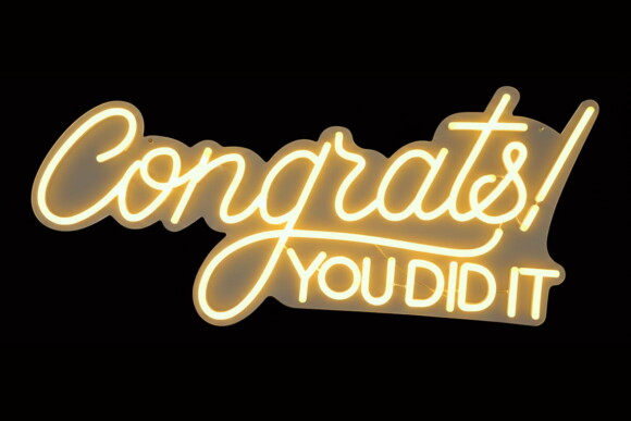 Néon Congrats You Did It - 02