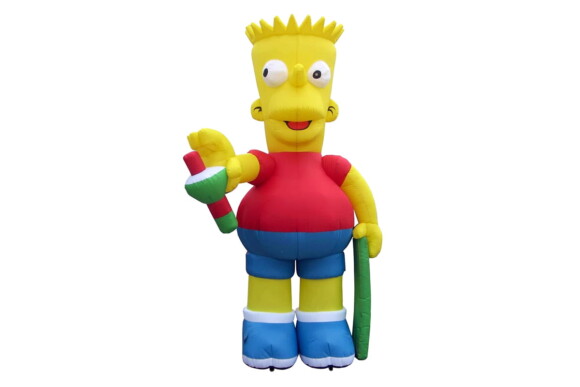 Personnage Gonflable - Bart Simpson