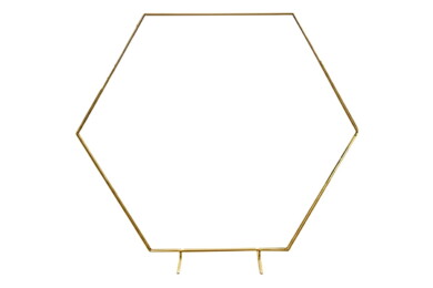 Structure Hexagonale Or - Backdrop ou Ballons 02