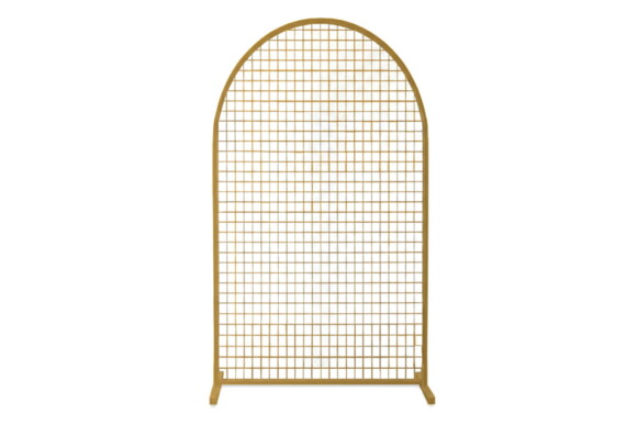 Structure Longue Maille Or - Backdrop ou Ballons 01