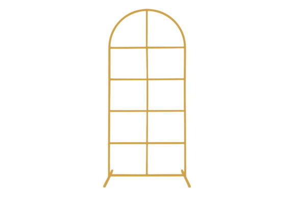 Structure Longue Or - Backdrop ou Ballons 02