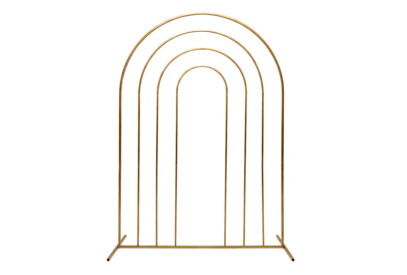 Structure Rainbow Or - Backdrop ou Ballons 02