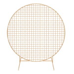 Structure Ronde Maille Or - Backdrop ou Ballons 01