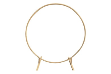 Structure Ronde Or - Backdrop ou Ballons 01