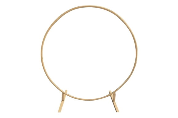 Structure Ronde Or - Backdrop ou Ballons 01