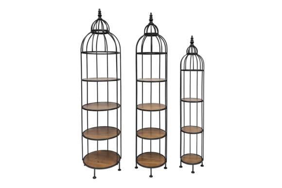 Tourelle Vintage - Métal et Bois - 01